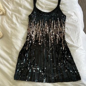 Armani Exchange Small Sequin Ombré Dress